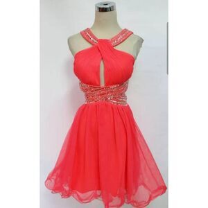 BLONDIE NITES Pink Cocktail Party Prom Dress